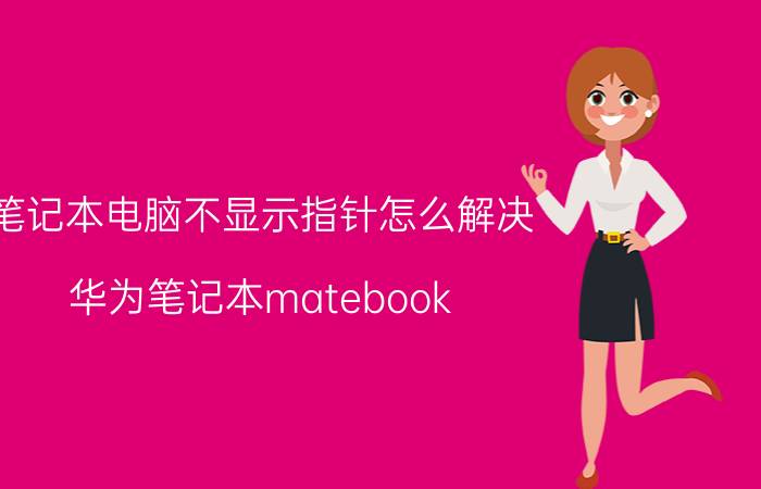 笔记本电脑不显示指针怎么解决 华为笔记本matebook 显示不了鼠标？